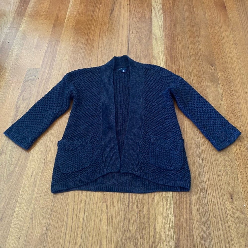 GAP Kids Open-Front Knit Cardigan
